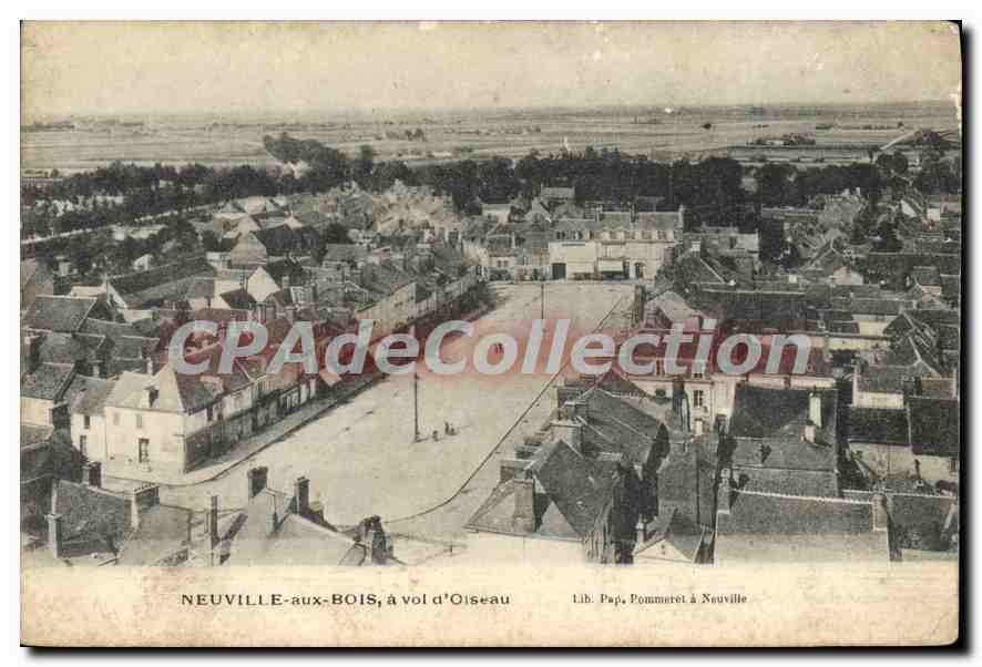 CPA Neuville Aux Bois A Vol D'Oiseau