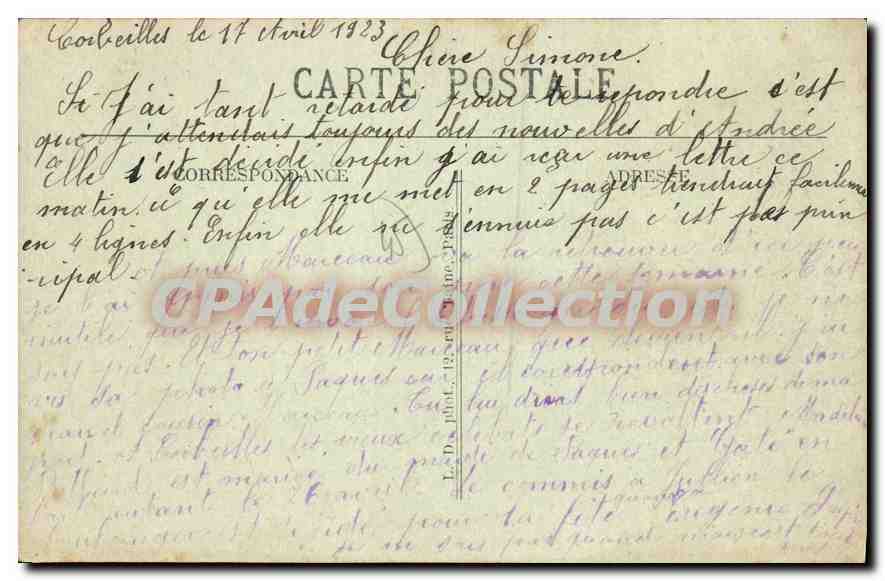 Corbeilles-en-Gatinais (Loiret) — L'Abreuvoir — Édition V. O. — Back