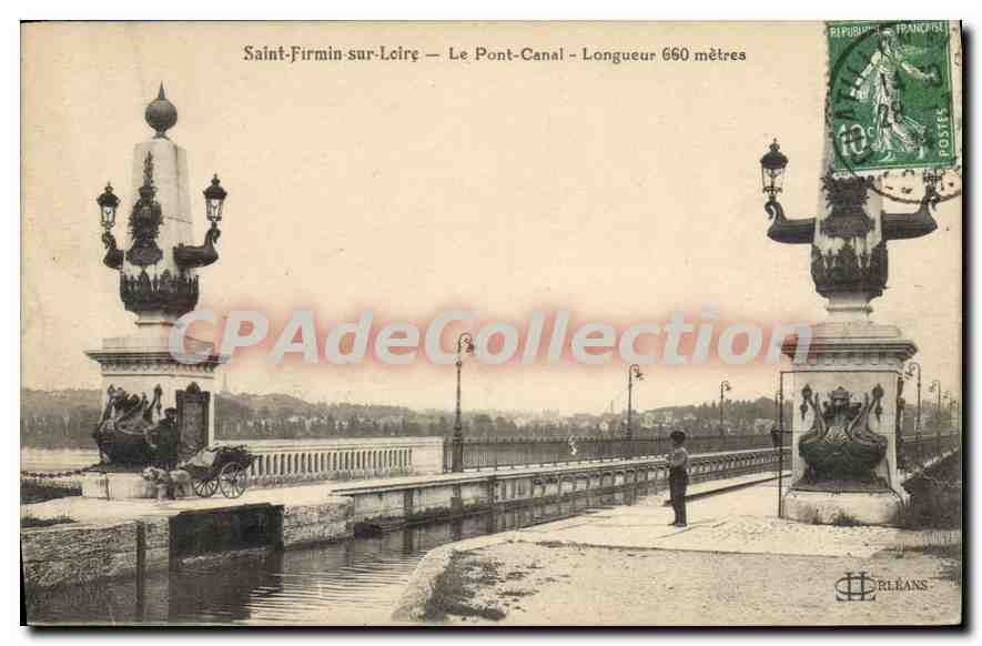 Saint-Firmin-sur-Leire — Le Pont-Canal — Longueur 660 mètres — Éditeur : L. Lenormand, Orléans