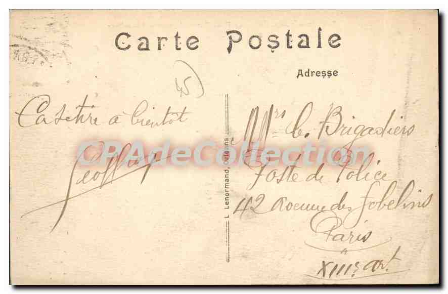 Saint-Firmin-sur-Leire — Le Pont-Canal — Longueur 660 mètres — Éditeur : L. Lenormand, Orléans — Back
