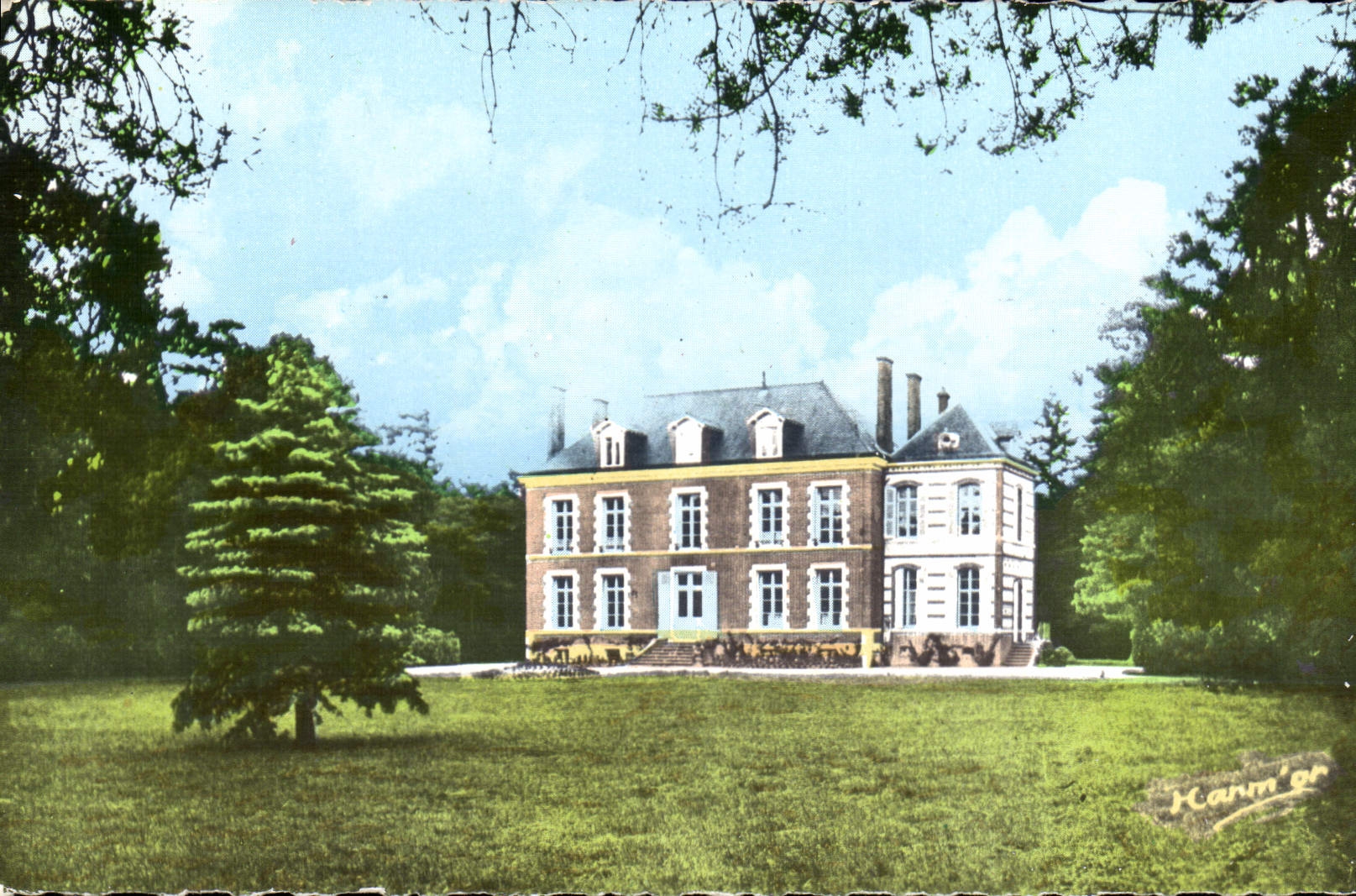 CPA Vannes Sur COSSON Chateau De Fraizières