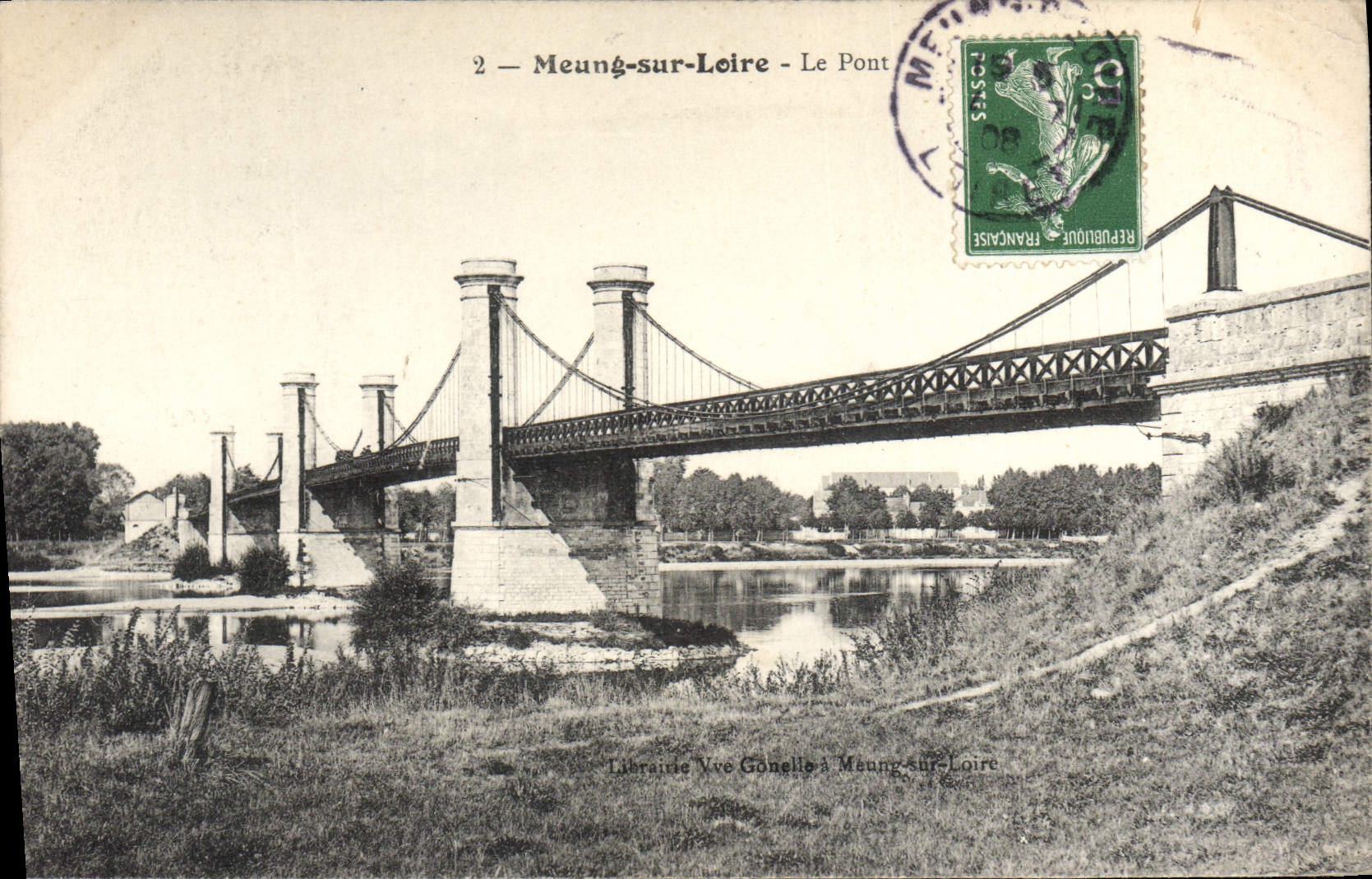 Meung-sur-Loire — Le Pont — Librairie Vve Gonelle