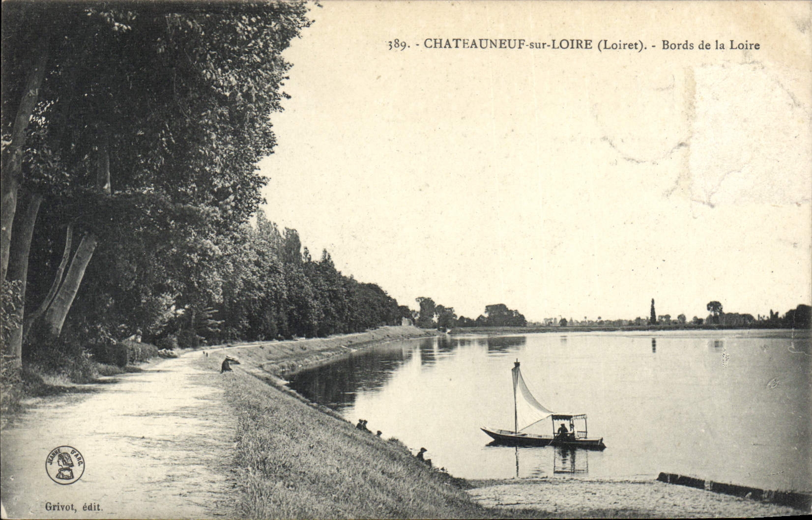 Châteauneuf-sur-Loire — Bords de la Loire — Grivot, édit.