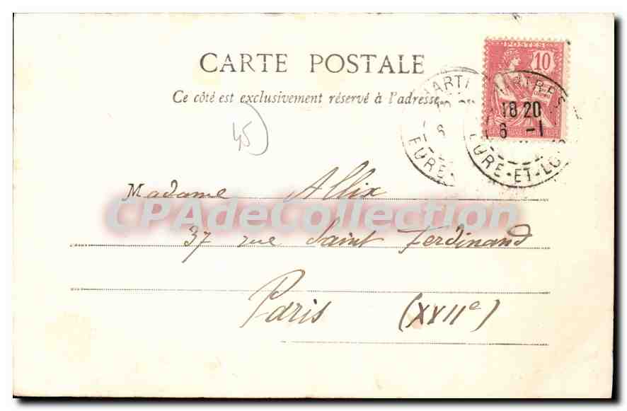 CPA Gien Vue Generale — Rückseite