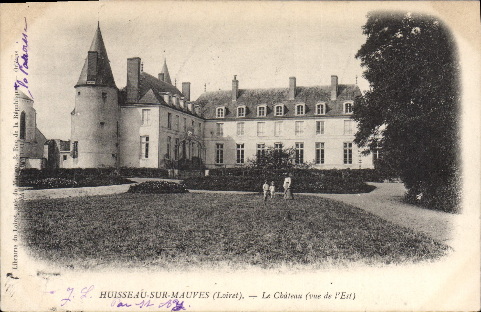 CPA Huisseau Sur Mauves Le Chateau