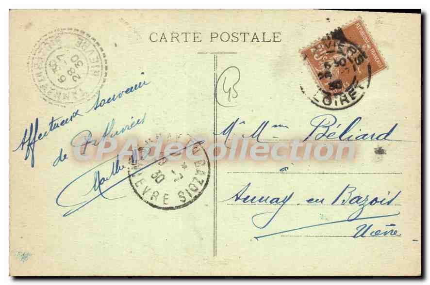 Pithiviers - Mail Ouest — vue du square avec kiosque — Libr. Louis Joly, Pithiviers — Rückseite