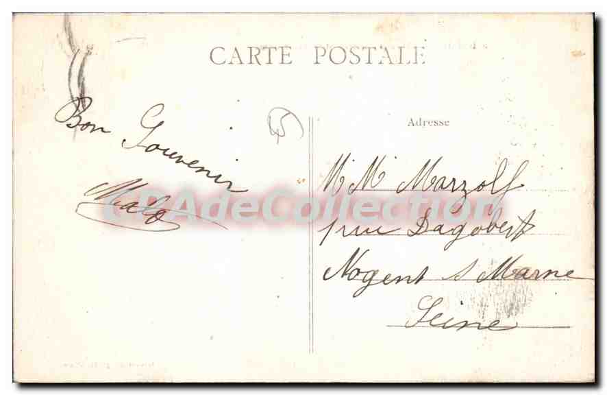 CPA Briare L'Ile Aux Chevres Et Le Vieux Canal — Rückseite