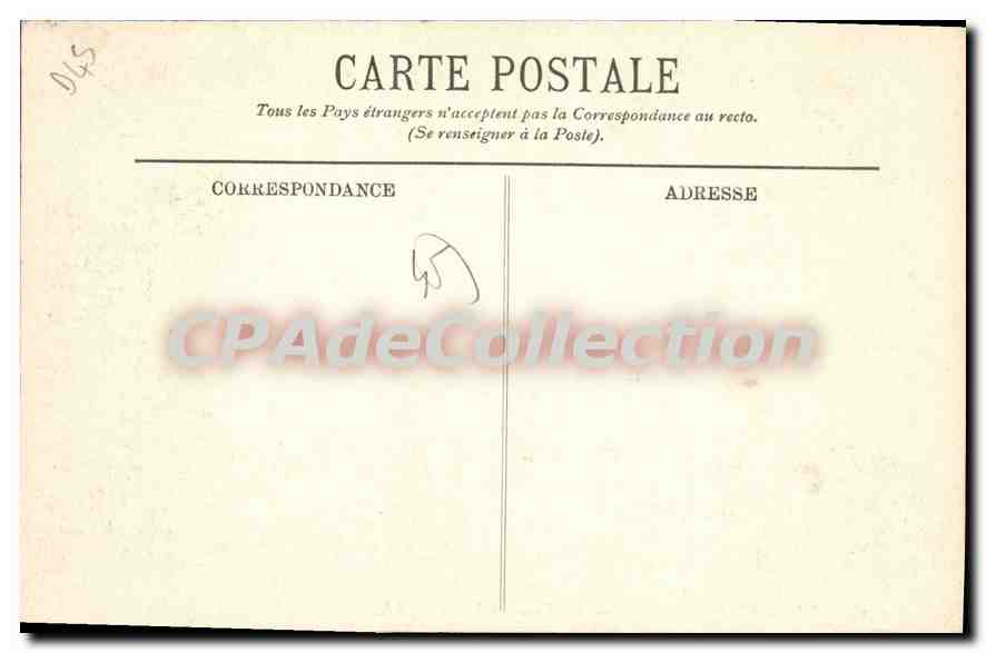 CPA environs D'Orleans Les Bords Du Loiret — Rückseite