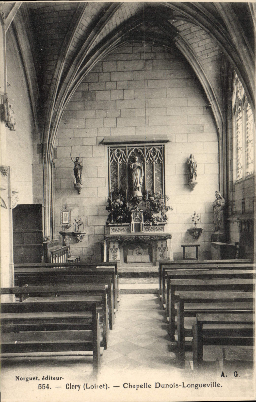 CPA Clery Chapelle Dunois Longueville