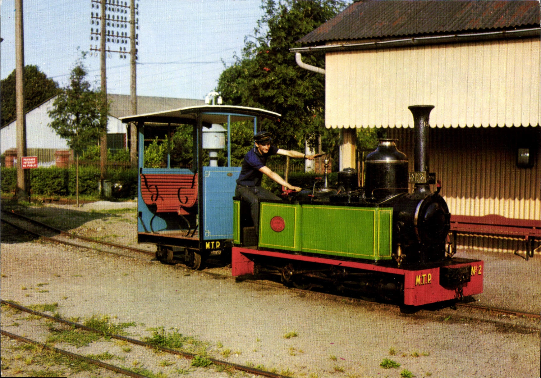 Locomotive M.T.P. N°2 — Musée des Transports de Pithiviers — Édition A.M.T.P.