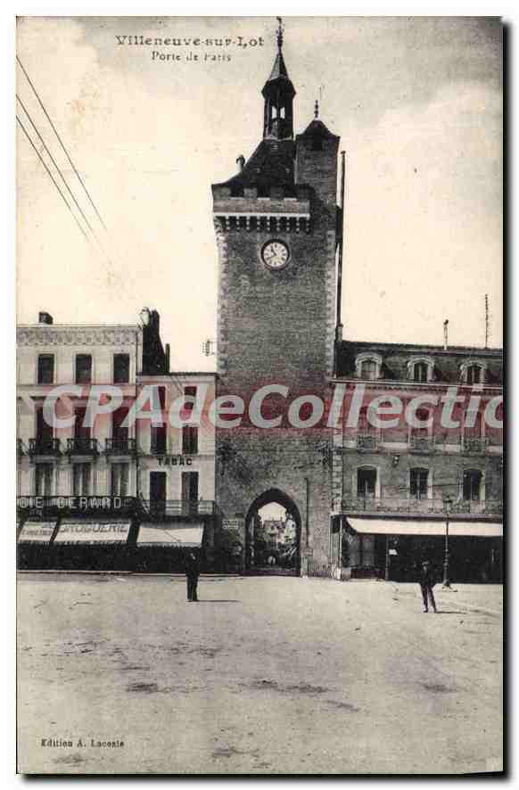 Villeneuve-sur-Lot — Porte de Paris — Édition A. Laconie