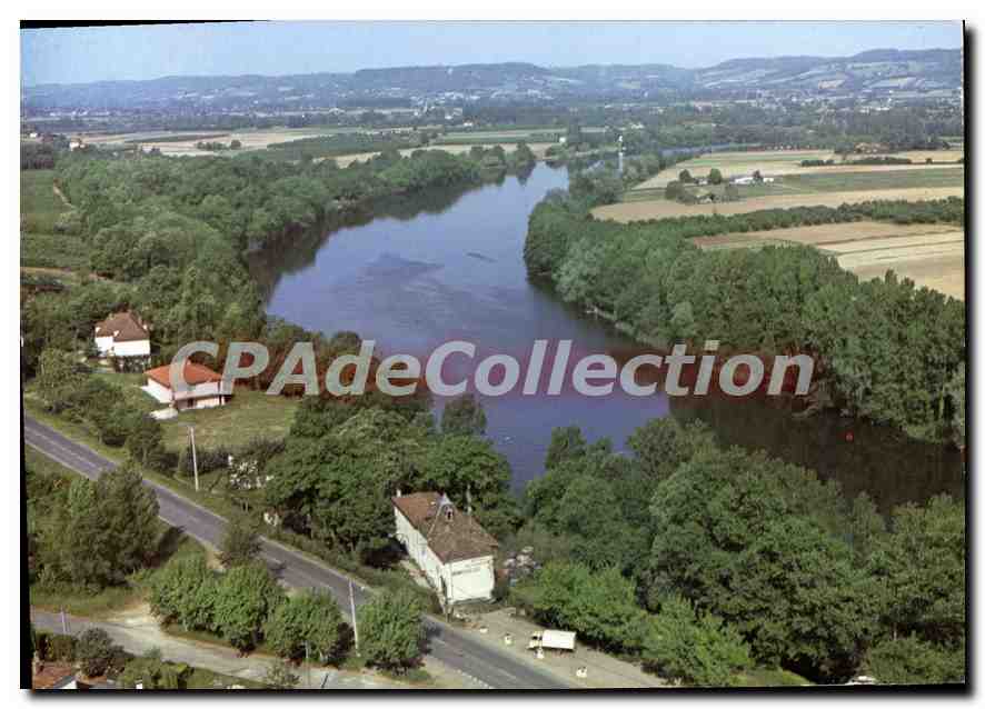 Vue aérienne de la rivière Lot — Sainte-Livrade-sur-Lot — Imprimerie Solair