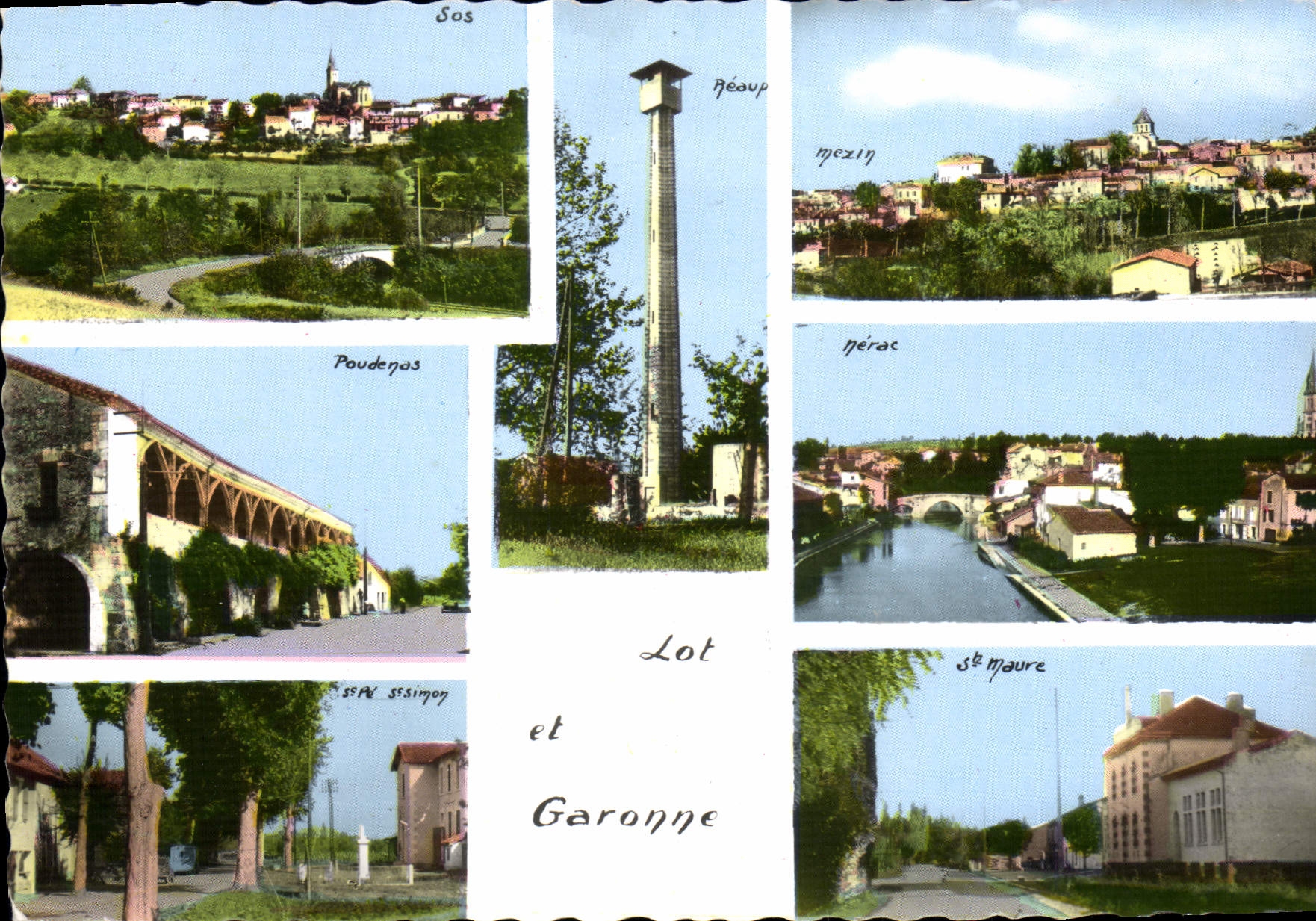CPSM Images Du Lot Et Garonne