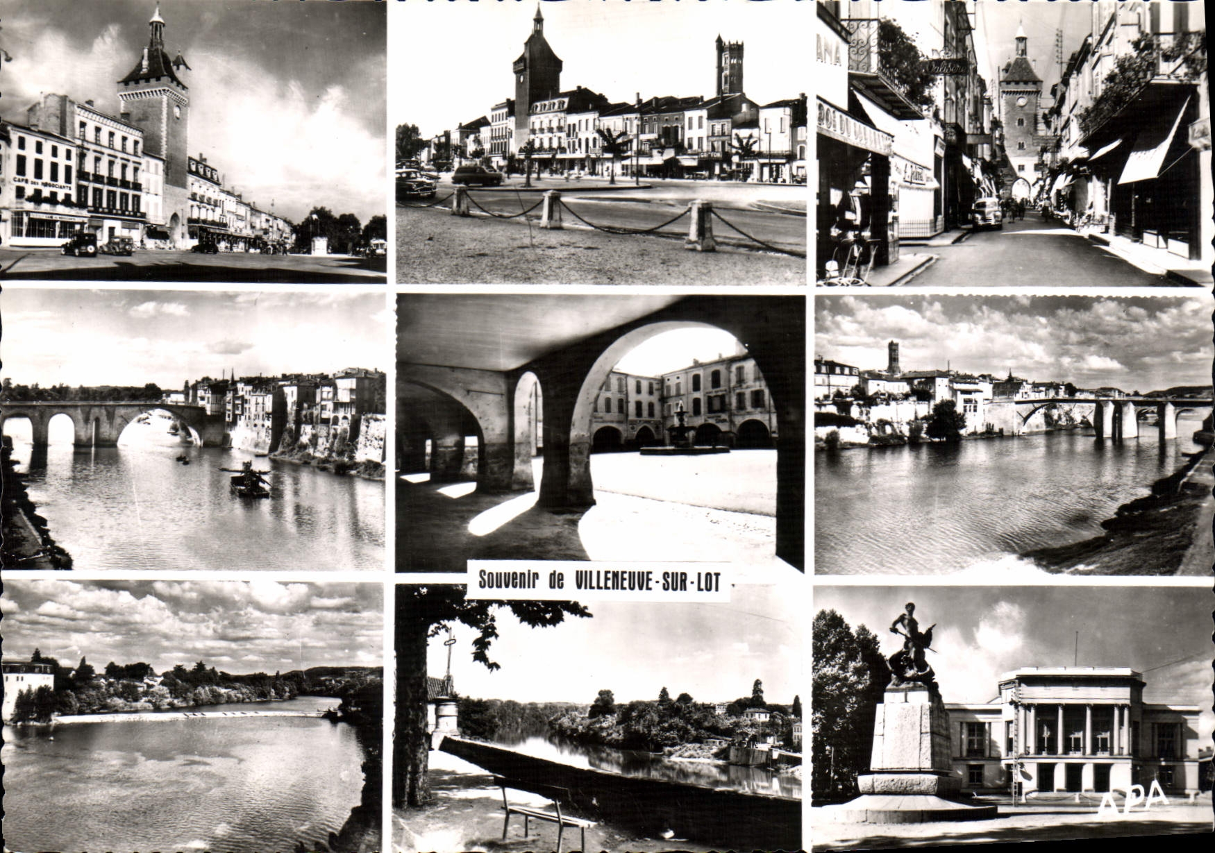 Villeneuve-sur-Lot — Souvenir — APA - Anverso