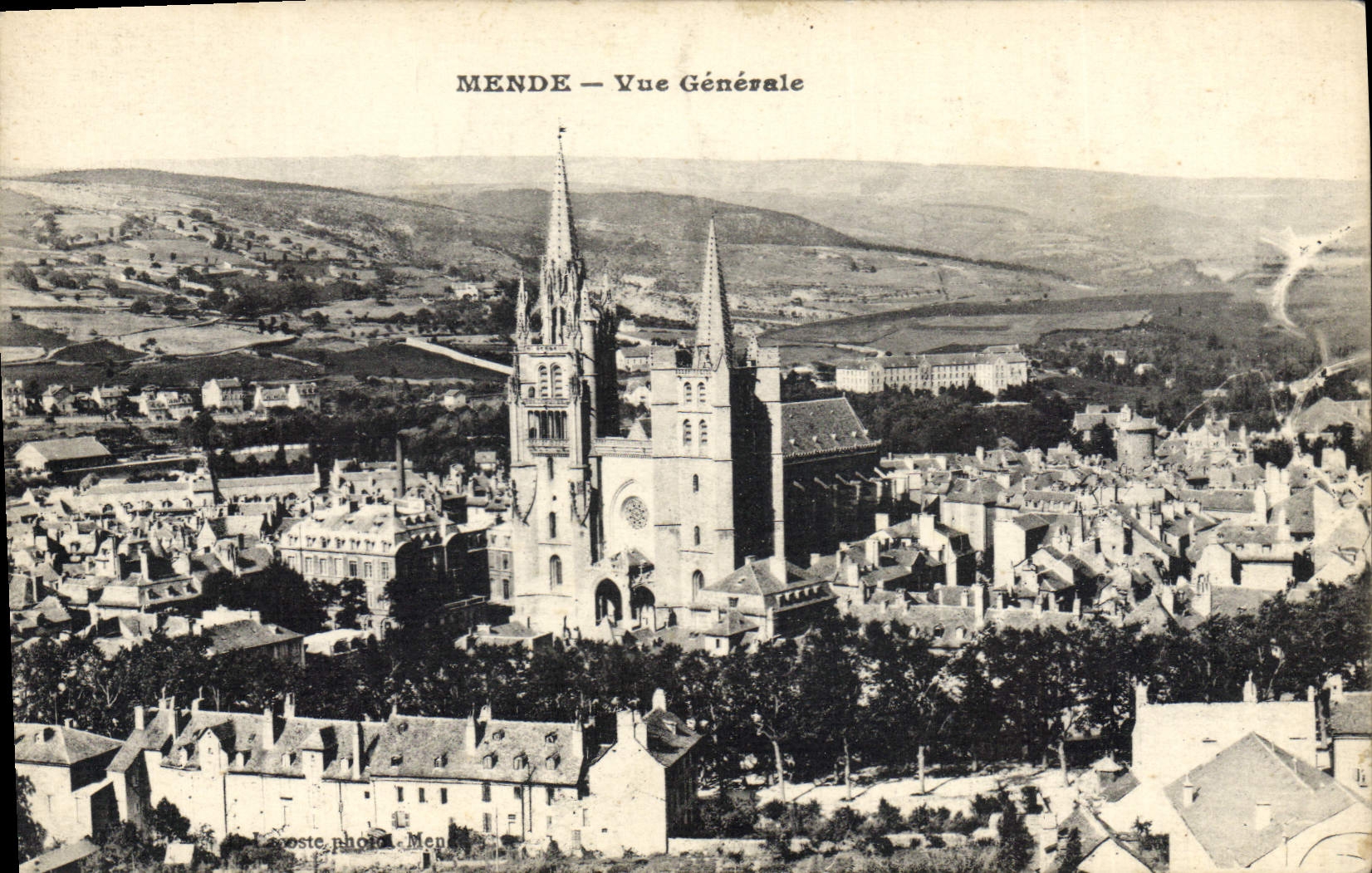 Mende — Vue Générale — poste photo Mende
