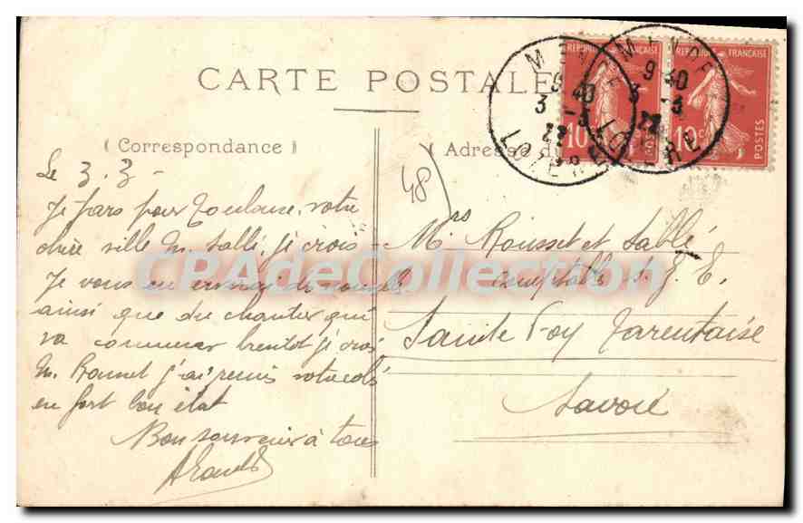 Mende — Le Pont Notre-Dame — Éditeur L. Kenward, n°28 — Reverso
