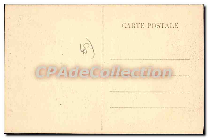 CPA Mende L'Ermitage De Saint Privat Vu De La Croix — Back