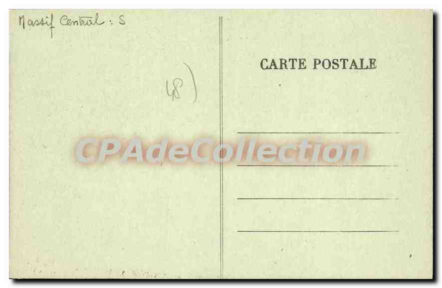 CPA Meyrueis Vallee De La Jonte — Back
