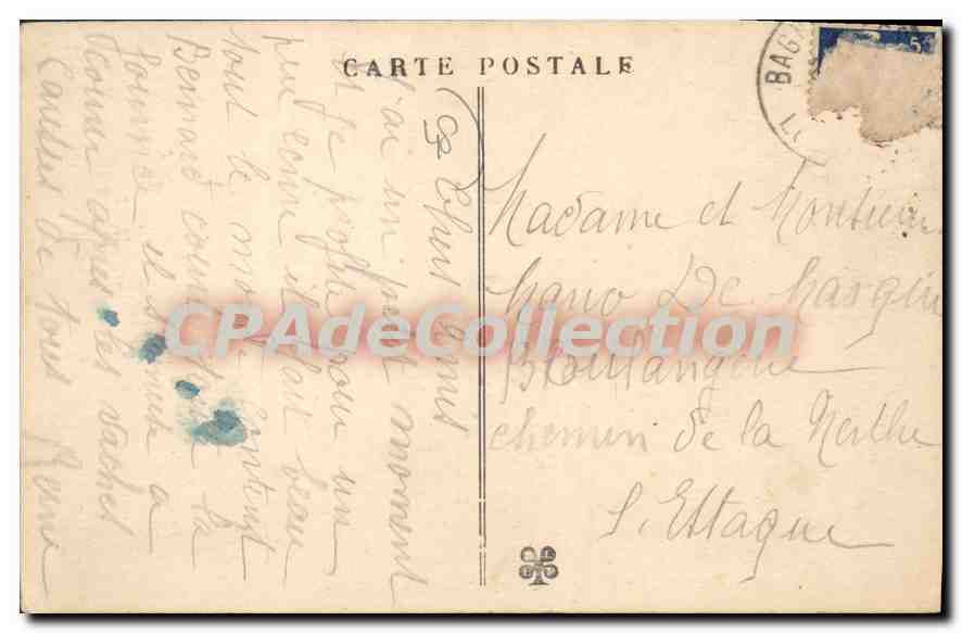 Bagnols-les-Bains — Allgemeiner Blick — unbekannter Verlag, Nr. 697 — Rückseite