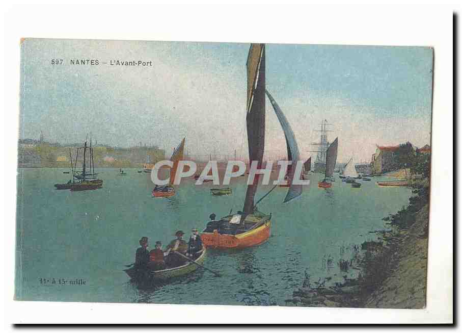 NANTES — L'Avant-Port — édition CPAPHIL, n° 897