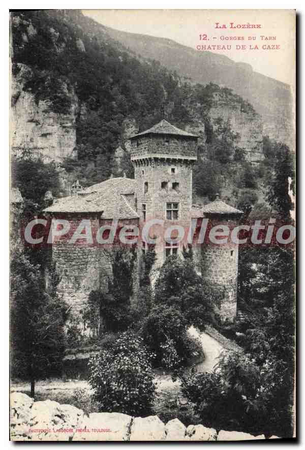 Gorges du Tarn — Château de La Caze — Phototypie Lasère, Frères Toulouse