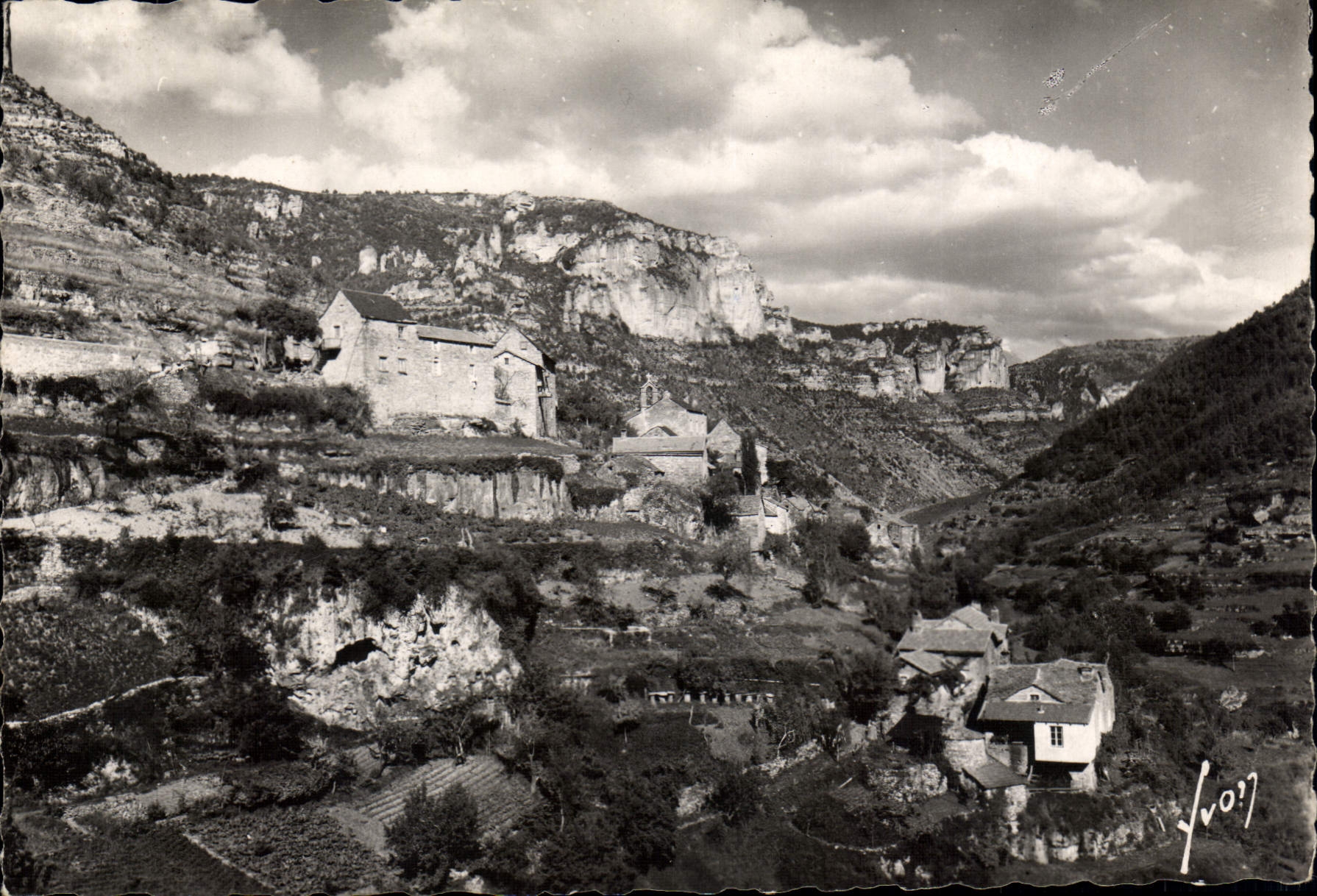 Le Truel (Lozère) — Cañon de la Jonte — Éditions d'Art YVON, Paris