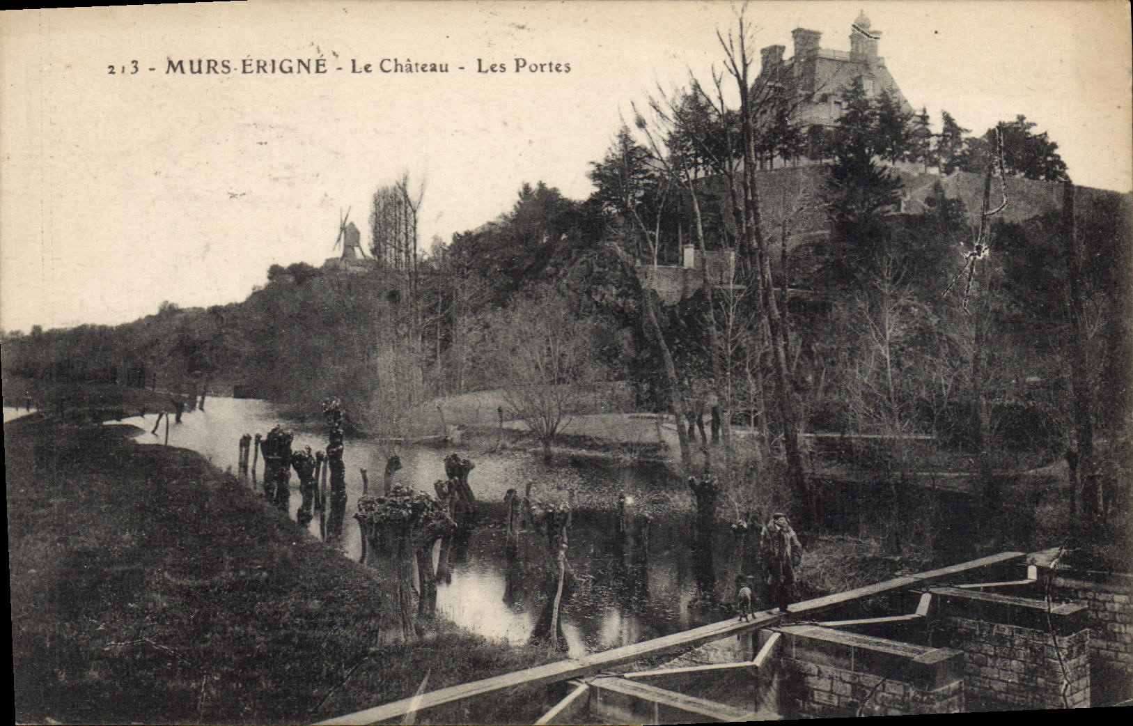 CPA Murs Erigne Le Chateau Les Portes