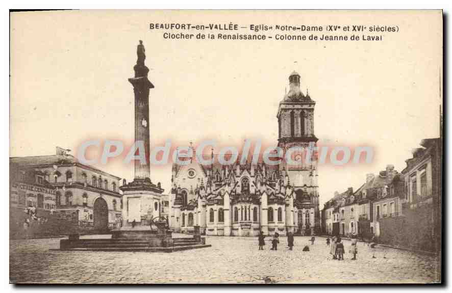 CPA Beaufort En Vallee Eglise Notre Dame