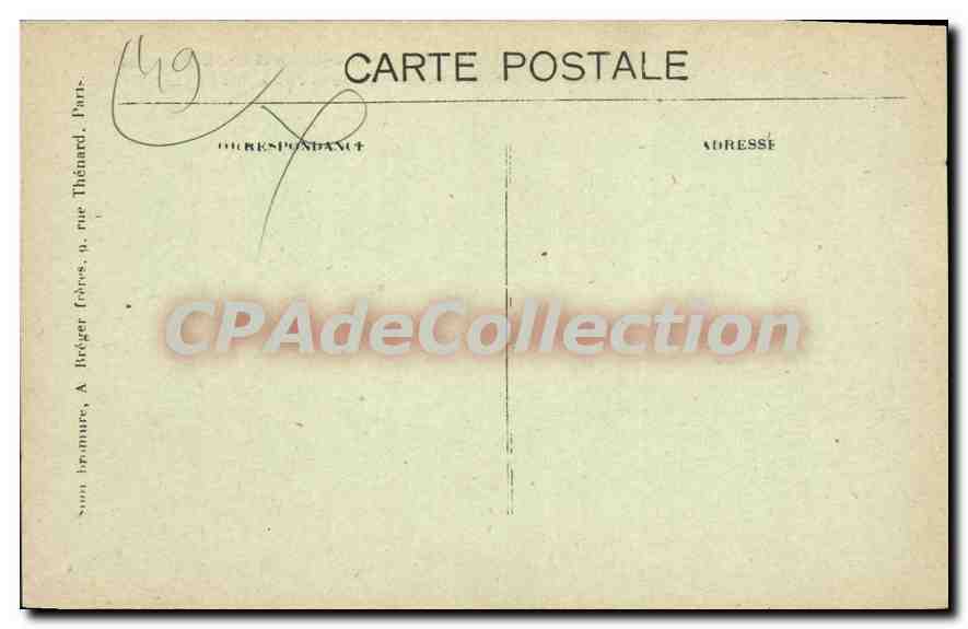 CPA Beaufort En Vallee Eglise Notre Dame — Back