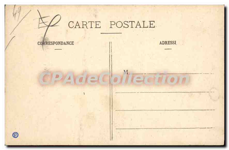 CPA L'Ile De Behuard L'Eglise Et I'Asile De Pelerins — Rückseite