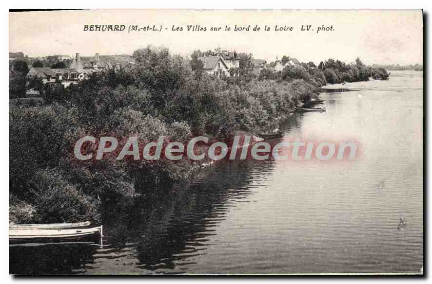 CPA Behuard Les Villas Sur Le Bord De La Loire