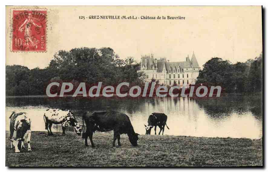 CPA Grez Neuville Chateau De La Beuvriere