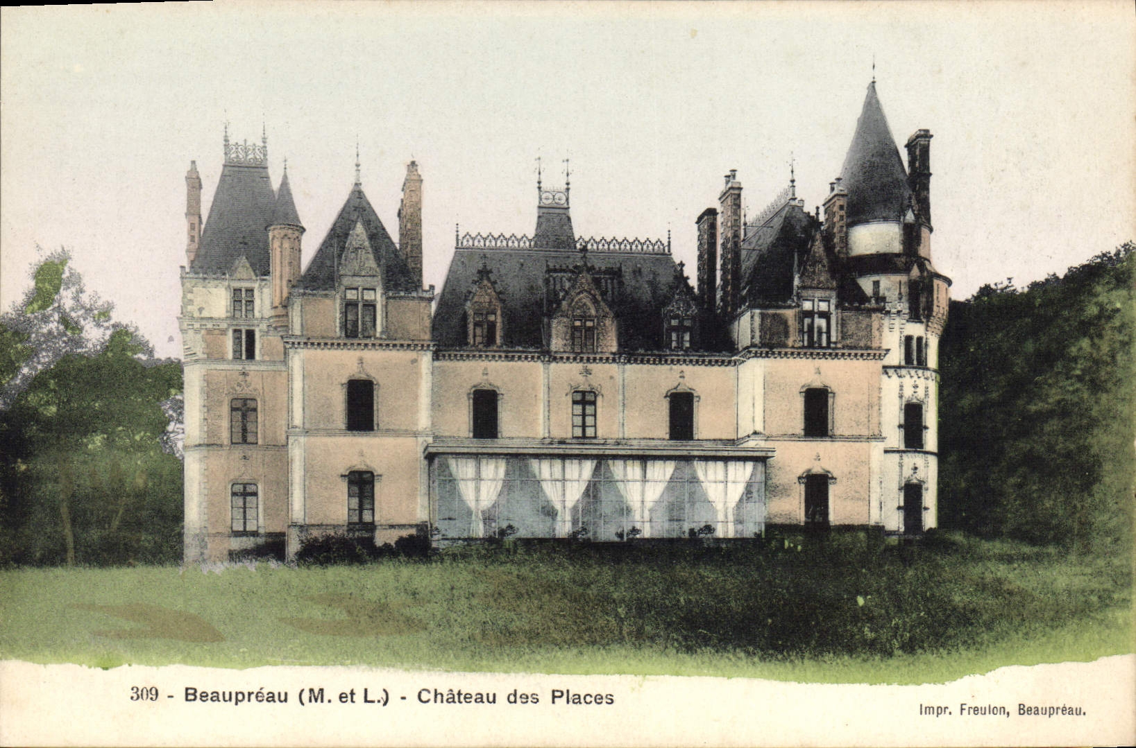 CPA Beaupreau Chateau Des Places