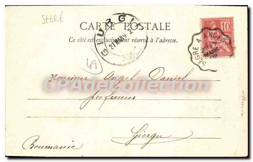 CPA Vue Generale De Segre — Verso