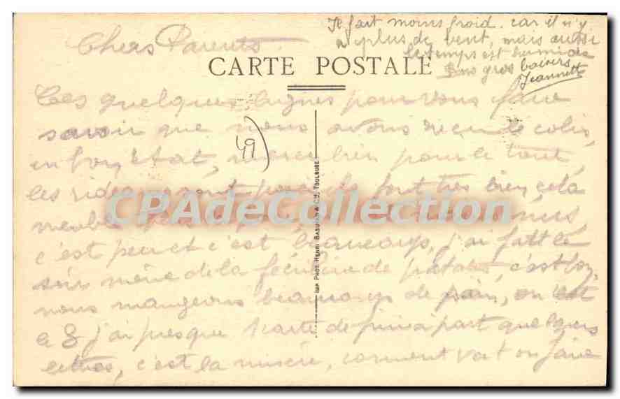 CPA St Pierre Montlimard La Grotte De Lourdes — Back