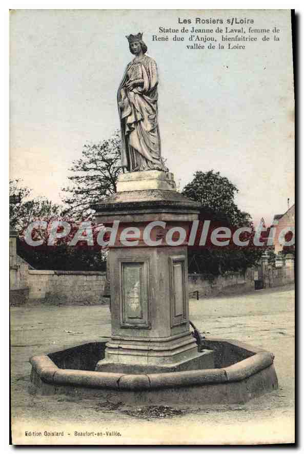 CPA Les Rosiers Sur Loire Statue De Jeanne