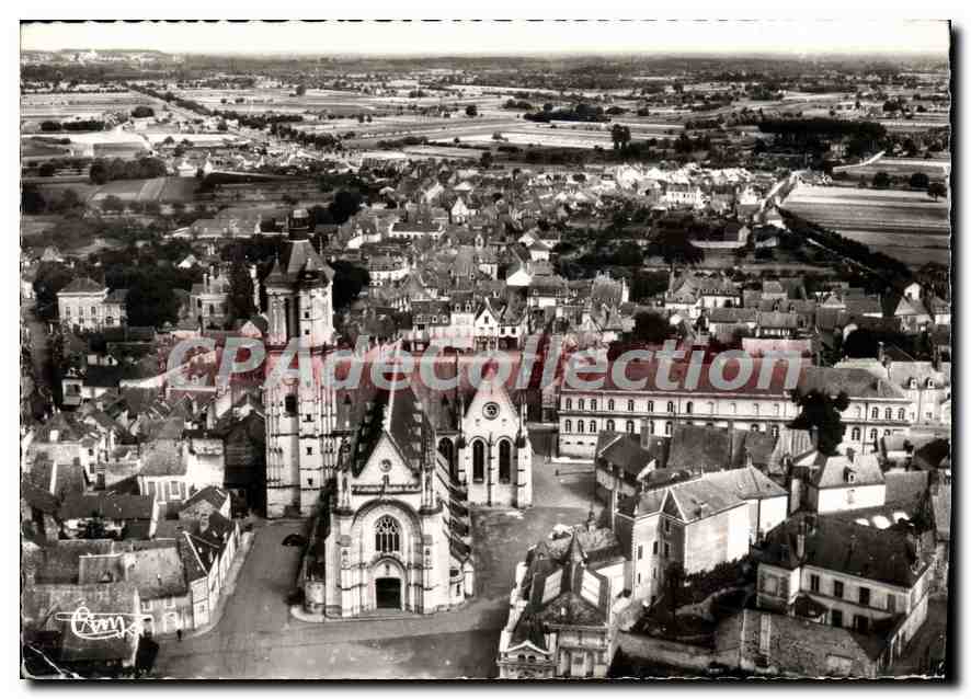 CPSM Beaufort En Vallee Vue Generale Aerienne