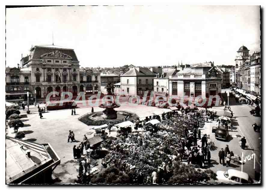 CPSM Cherbourg Place Du Generale De Gaulle