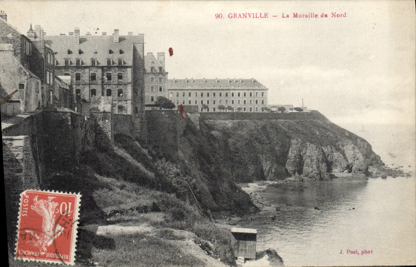Granville — La Muraille du Nord — J. Puel phot
