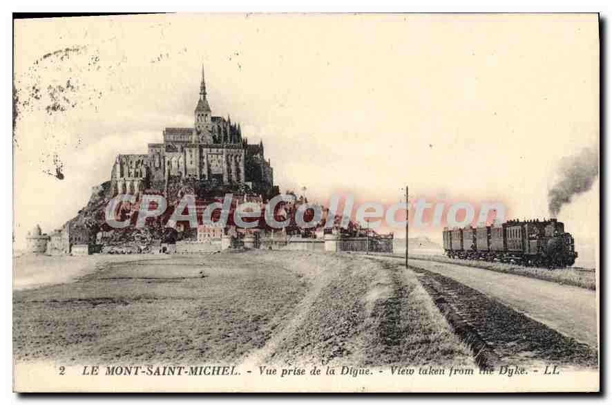 Le Mont-Saint-Michel - Vue prise de la Digue - LL