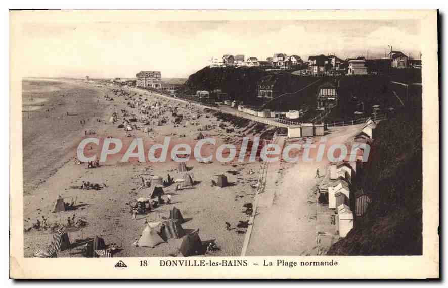 Donville-les-Bains — La Plage normande — Édition A. Jacquin