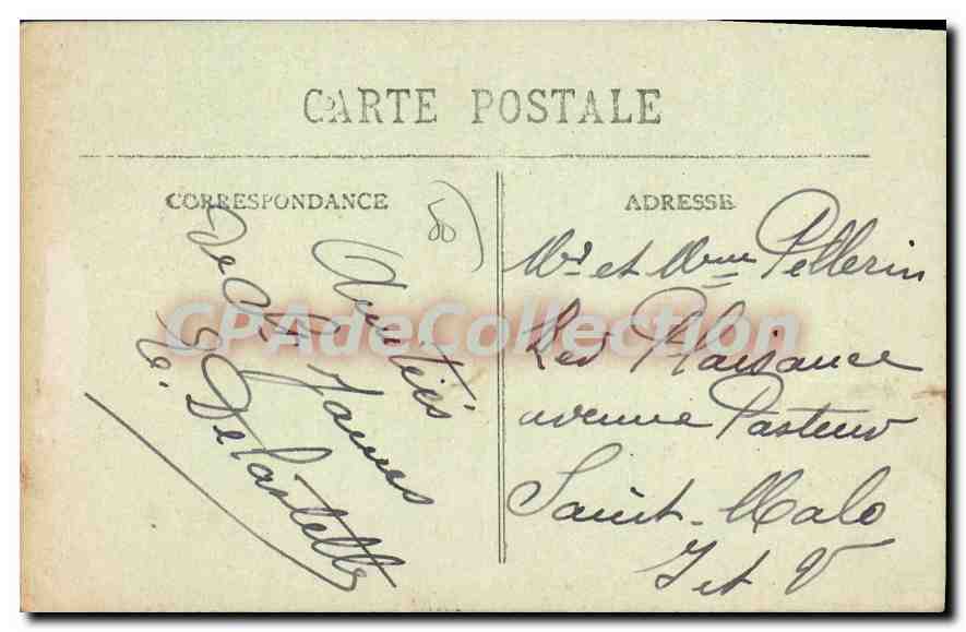 Saint-James (Manche) — Le Château — M. L. Itoy, édit. - Rennes — Verso