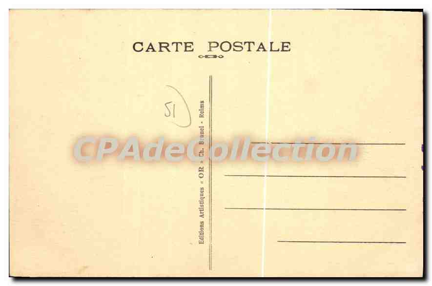 Chalons-sur-Marne — La Porte de Marne — Éditeur OR, n°23 — Rückseite