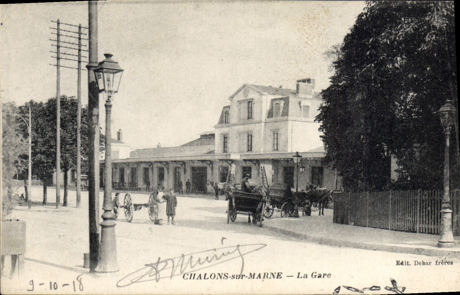 CPA CHALONS Sur Marne La Gare