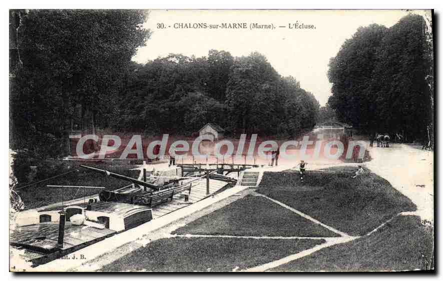 CPA CHALONS Sur Marne L'Ecluse
