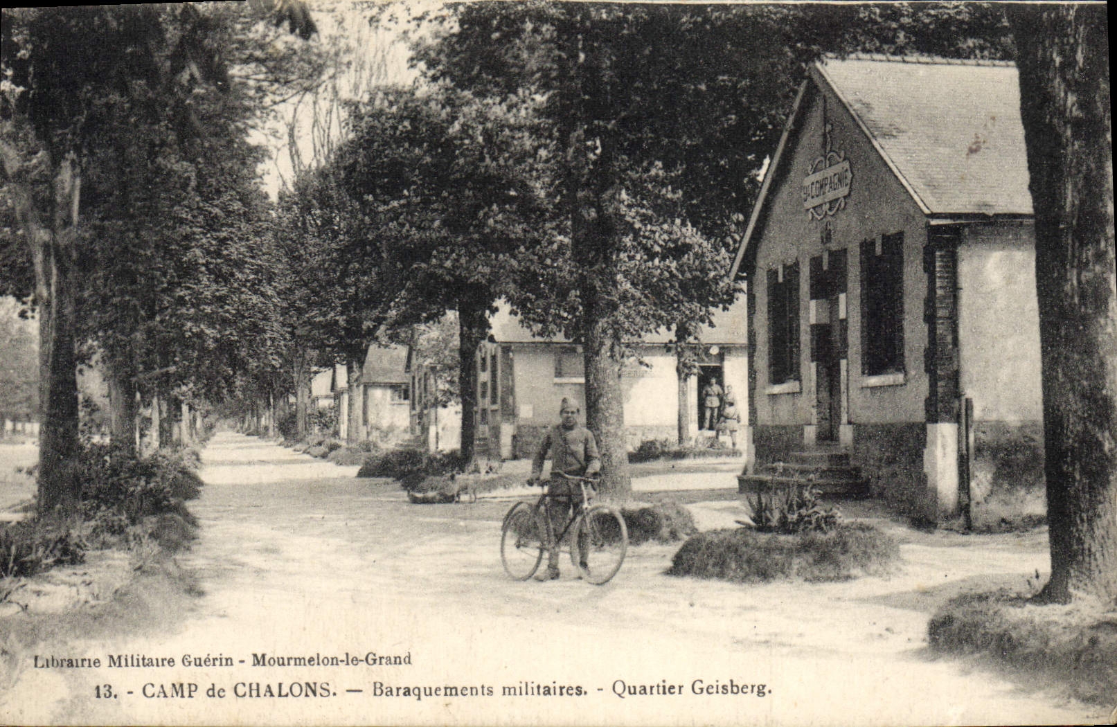 CPA CHALONS Sur Marne Baraquements Militaires quartier Geisberg