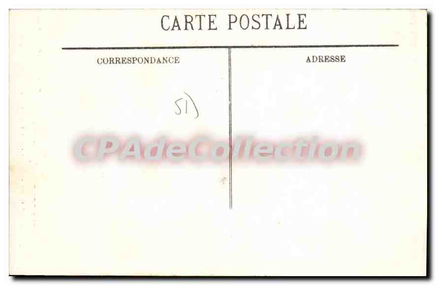 CPA Reims Bombarde Angle Place Drouet D'Erlon Et Impasse St jacques — Rückseite