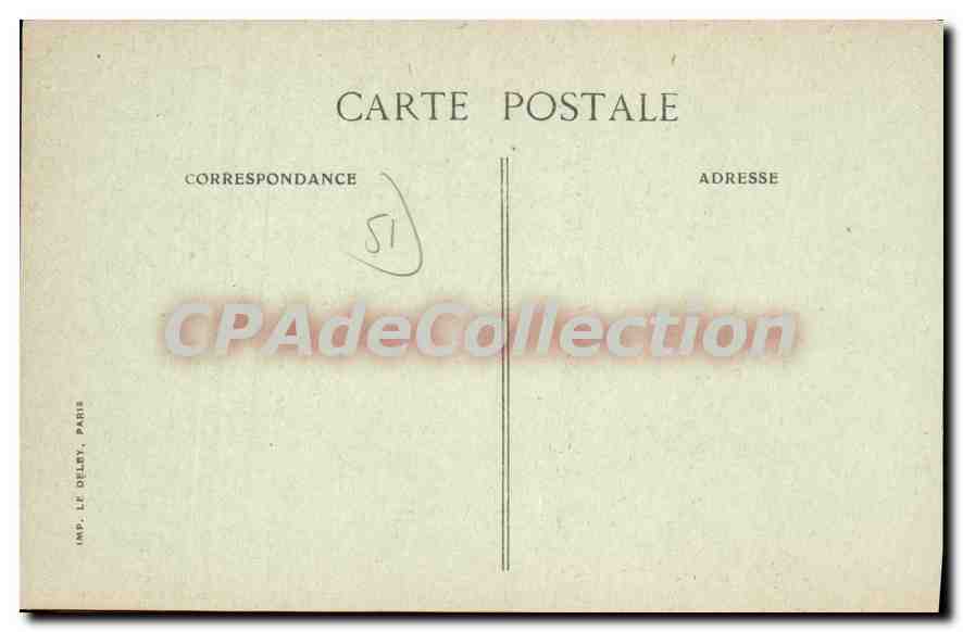 Reims — Rue Gambetta — Éditeur Le Delby, n°13 — Rückseite
