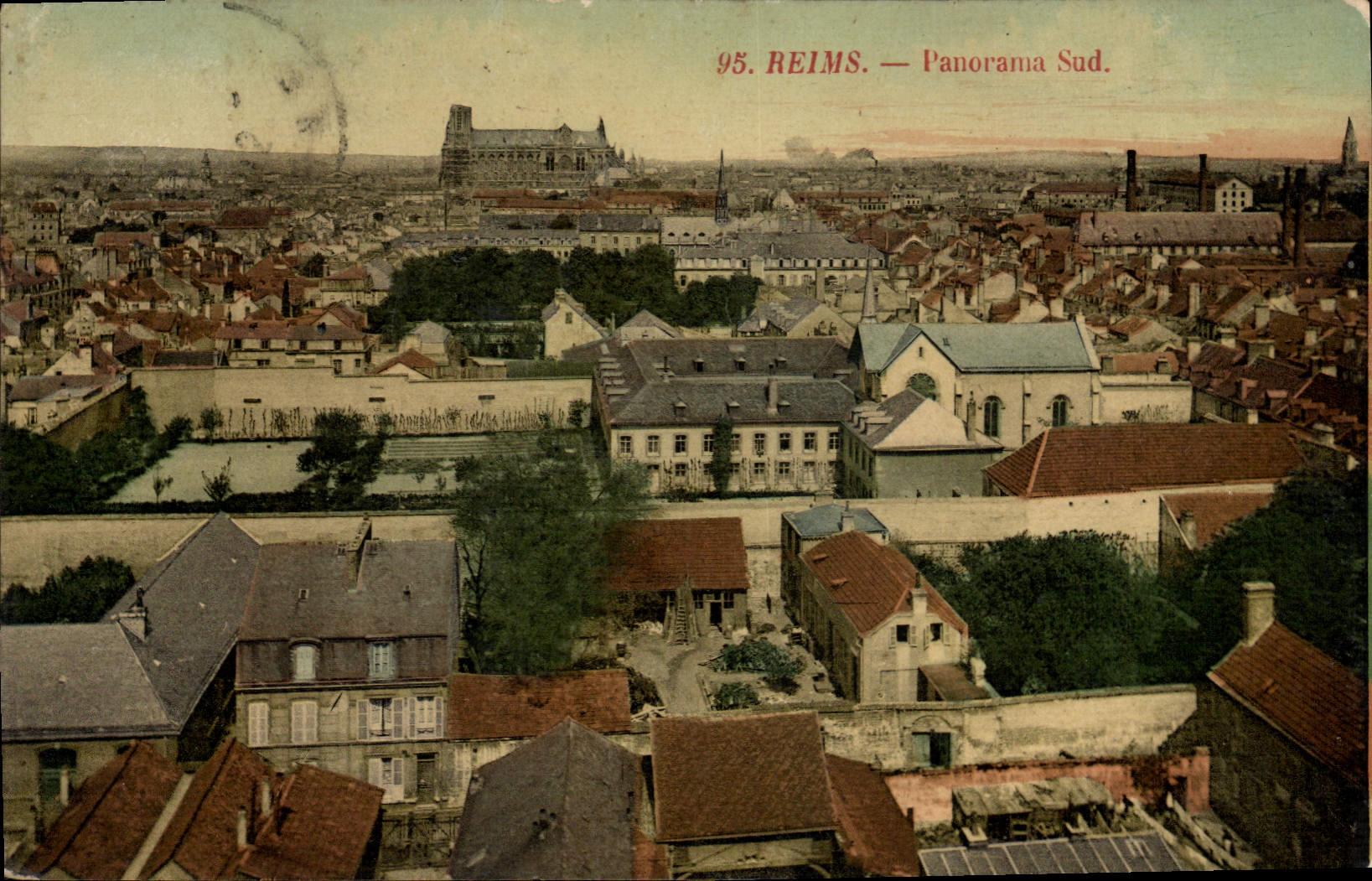 Reims — Panorama Sud. — Éditeur inconnu, n° 95