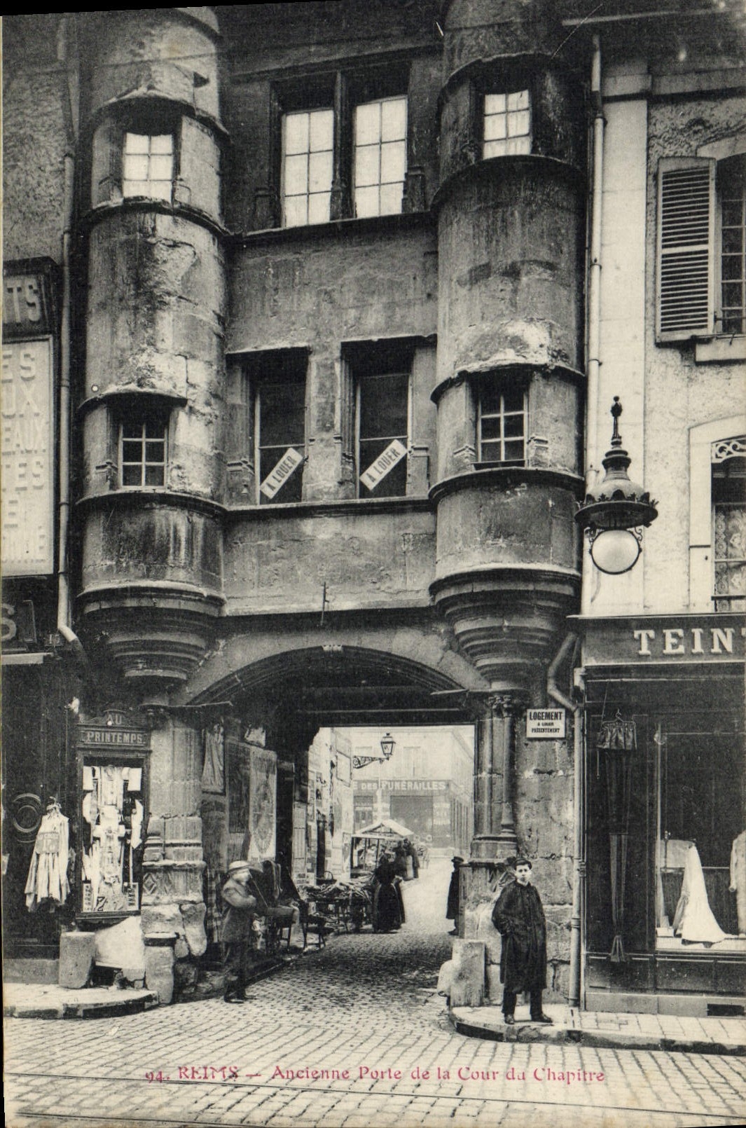 Reims — Ancienne Porte de la Cour du Chapitre — Éditeur non identifié, n° 94